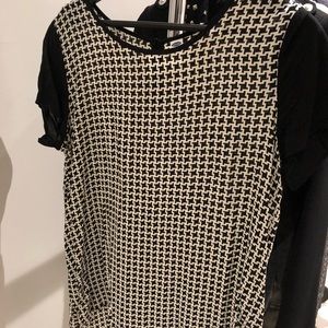 Houndstooth blouse